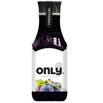 X Supermercados Suco de uva e maçã integral only 900ml oferta