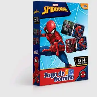 Ri Happy Dominó 28 peças - homem aranha - toyster - oferta