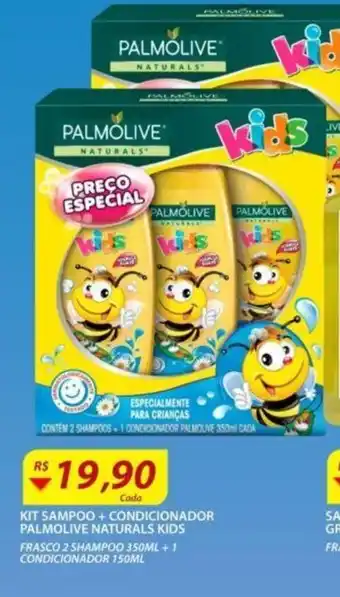 Assaí Atacadista Kit Shampoo + Condicionador Palmolive Naturals Kids oferta
