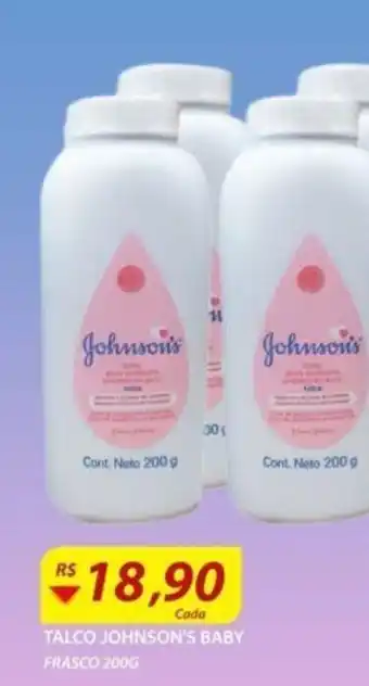 Assaí Atacadista Talco Johnson's Baby 200g oferta