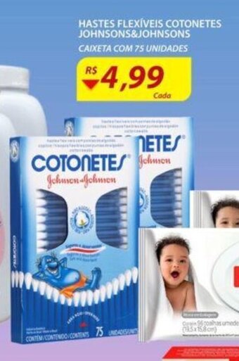 Assaí Atacadista Hastes flexiveis Cotonetes Johnson's & Johnson's oferta