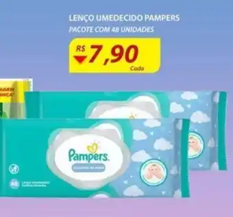 Assaí Atacadista Lenco Umedecido Pampers pacote com 48 unidades oferta
