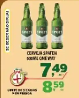 Cerveja Spaten 600ml One Way