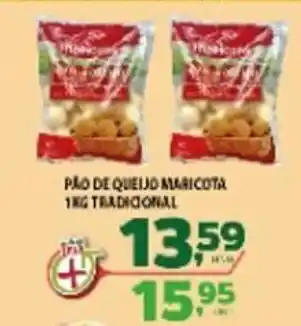 Pao de Queijo Maricota 1kg tradicional