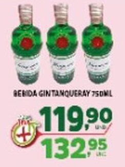 Bebida Gin Tanqueray 750ml