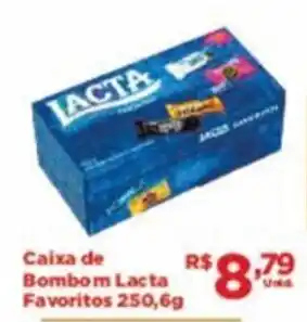 Tatico Caixa de Bombom Lacta Favoritos 250.6g oferta