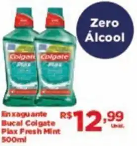 Tatico Enxaguante Bucal Colgate Plax Fresh Mint 500ml oferta