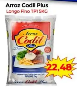 Supermercados Rena Arroz Codil Plus Longo Fino Tp1 5kg oferta