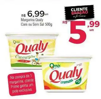 Margarina Qualy Com Ou Sem Sal 500g