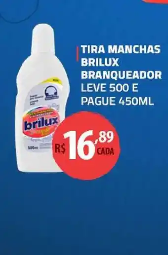 Extrabom Supermercados Tira Manchas Brilux Branqueador Leve 500 E Pague 450ml oferta