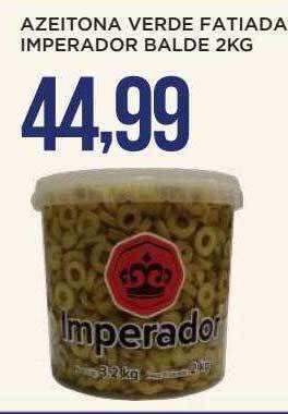 Apoio Mineiro Azeitona verde fatiada imperador balde 2kg oferta