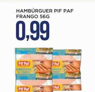 Hambúrguer pif paf frango