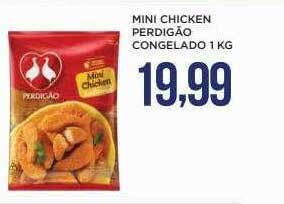 Apoio Mineiro Mini chicken perdigão congelado oferta