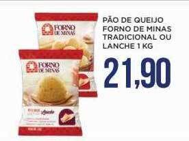 Apoio Mineiro Pão de queijo forno de minas tradicional ou lanche oferta