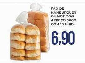 Apoio Mineiro Pão de hambúrguer ou hot dog apreço oferta
