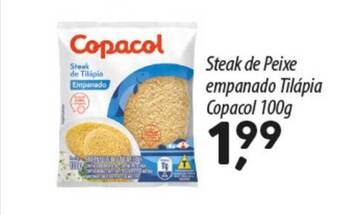 Asun Steak de peixe empanado tilápia copacol oferta