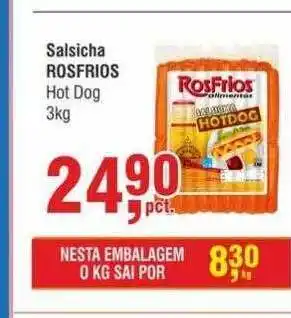 Salsicha rosfrios hot dog