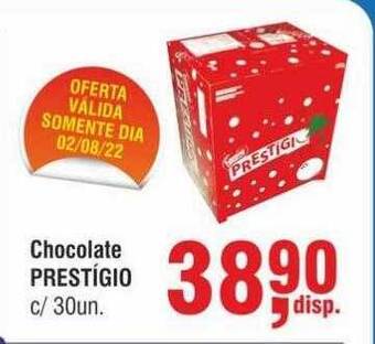 Higa Atacado Chocolate prestígio oferta