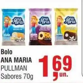 Bolo ana maria pullman sabores