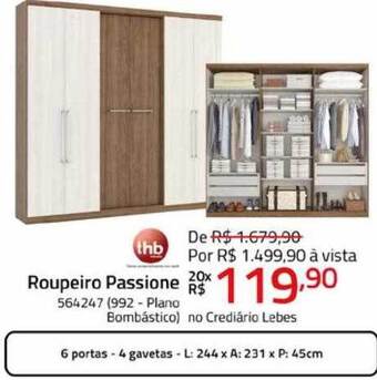 Roupeiro passione thb