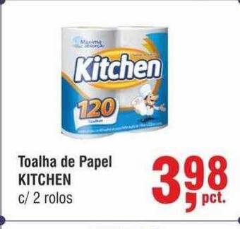 Toalha de papel kitchen c 2 rolos