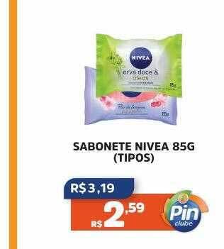 Pinheiro Supermercado Sabonete nivea tipos oferta