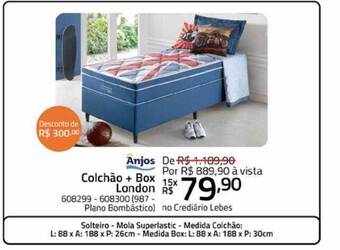 Anjos colchão + box london