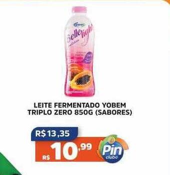 Pinheiro Supermercado Leite fermentado yobem triplo zero oferta