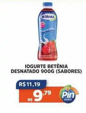 Iogurte betênia desnatado