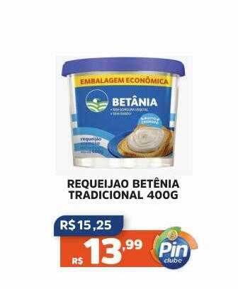 Pinheiro Supermercado Requeijão betânia tradicional oferta