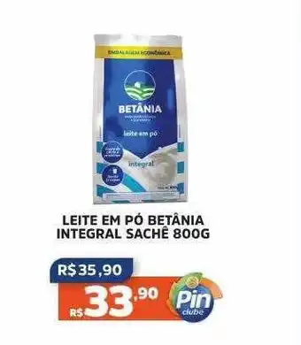 Pinheiro Supermercado Leite em pó betânia integral oferta