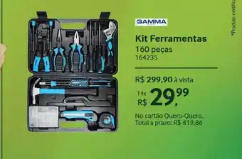 Kit ferramentas gamma
