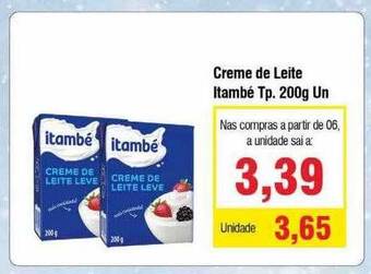 Spani Atacadista Creme de leite itambé oferta