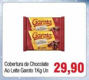Spani Atacadista Cobertura de chocolate ao leite garoto oferta