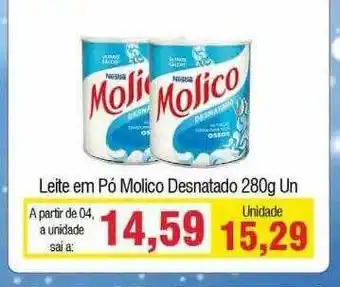 Spani Atacadista Leite em pó molico desnatado oferta