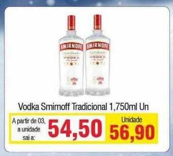 Vodka smirnoff tradicional