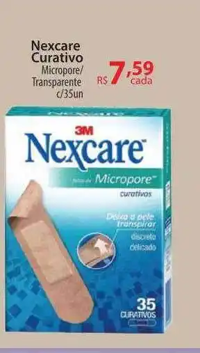 Nexcare curativo micropore transparente