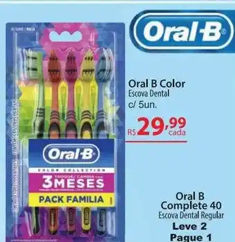 Oral b color escova dental
