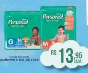 Drogaria Atual Fralda personal jumbinho oferta