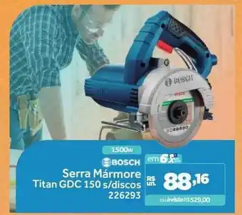 Breithaupt Bosch serra mármore titan gdc 150 s discos oferta