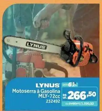 Lynus motoserra à gasolina mly-72cc