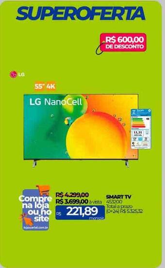 Lojas Certel Smart tv oferta