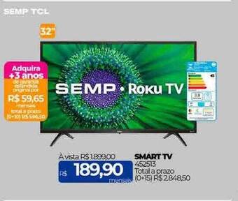 Lojas Certel Smart tv oferta