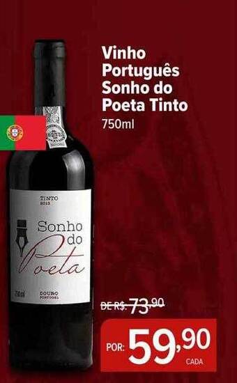 Perini Vinho português sonho do poeta tinto oferta