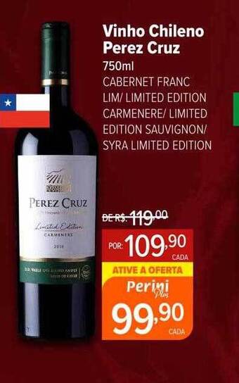 Perini Vinho chileno perez cruz oferta