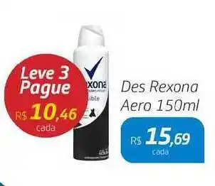 Drogal Des Rexona Aero 150ml oferta