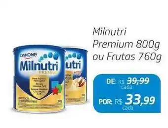 Milnutri Premium 800g Ou Frutas 760g