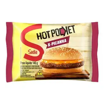 Sanduíche hot pocket x-picanha sadia 145g