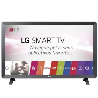 Carrefour Express Smart tv monitor led 24" lg 24tl520s hd wi-fi integrado, hdmi preto oferta