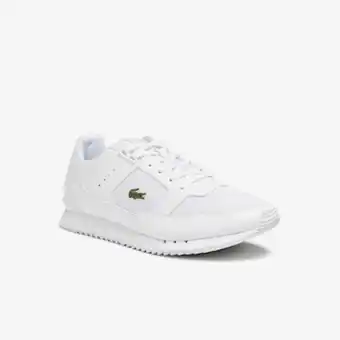 Lacoste Tênis masculino partner piste em tecido oferta